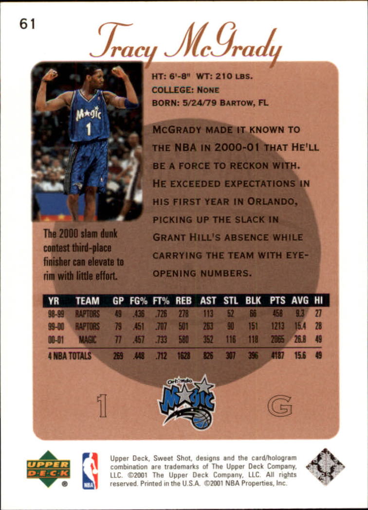 2001/2002 Sweet Shot (Upper Deck) Basketball - Picture 67 of 177