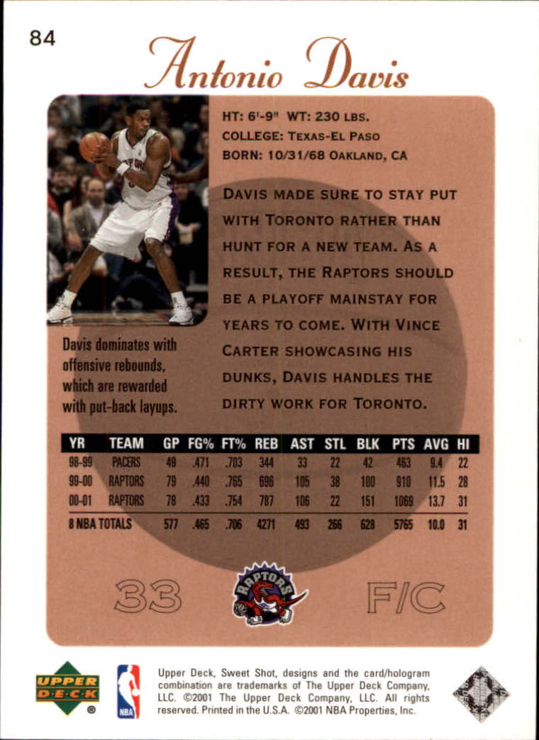 2001/2002 Sweet Shot (Upper Deck) Basketball - Picture 41 of 177