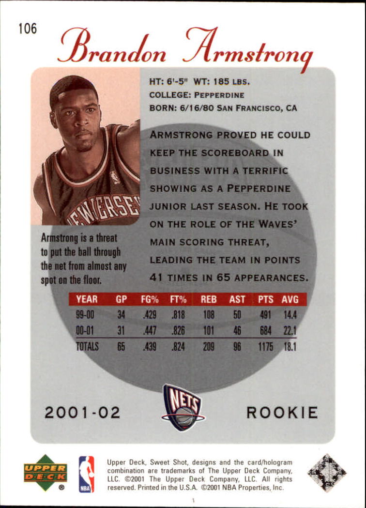 2001/2002 Sweet Shot (Upper Deck) Basketball - Picture 19 of 177