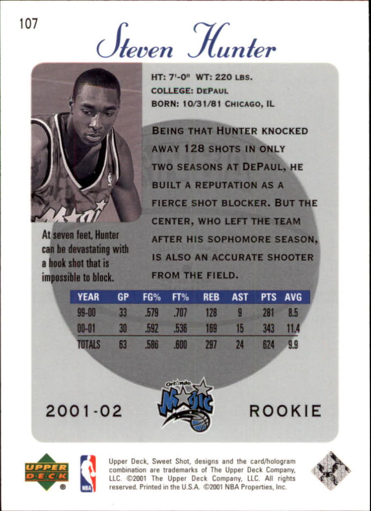 2001/2002 Sweet Shot (Upper Deck) Basketball - Picture 17 of 177