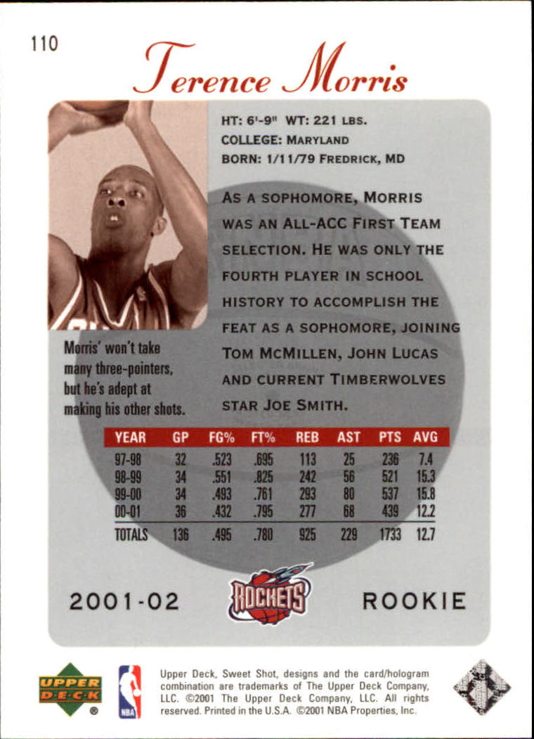 2001/2002 Sweet Shot (Upper Deck) Basketball - Picture 15 of 177