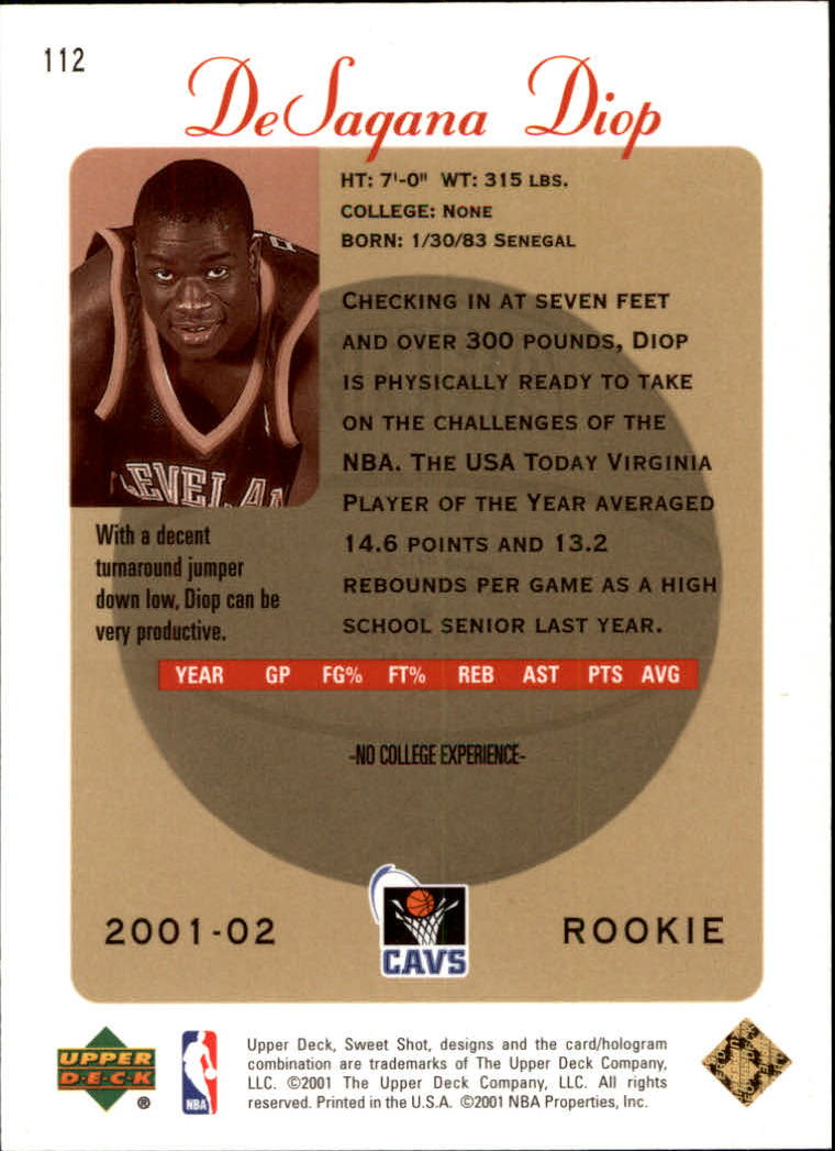2001/2002 Sweet Shot (Upper Deck) Basketball - Picture 13 of 177