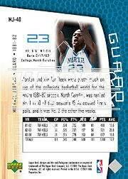 2001/2002 Upper Deck baloncesto parte 2 MJ's tarjetas traseras - Imagen 67 de 147