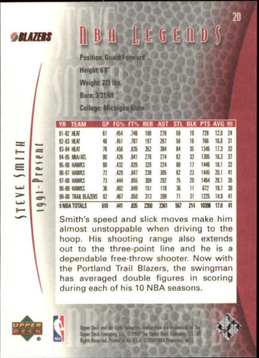 2001/2002 Legends (Upper Deck) Basketball - Picture 27 of 198
