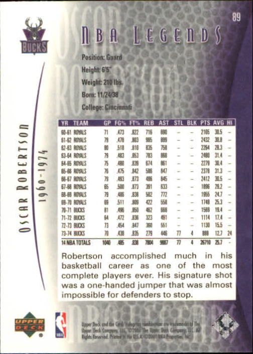 2001/2002 Legends (Upper Deck) Basketball - Picture 147 of 198