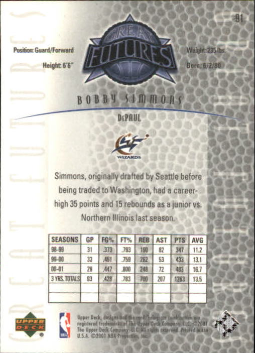 2001/2002 Legends (Upper Deck) Basketball - Picture 151 of 198