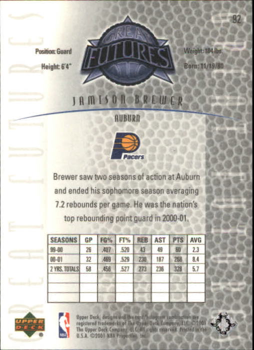 2001/2002 Legends (Upper Deck) Basketball - Picture 153 of 198