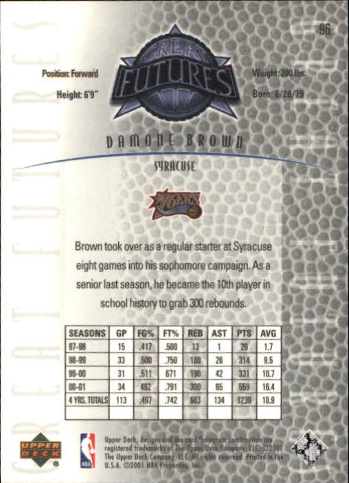 2001/2002 Legends (Upper Deck) Basketball - Picture 157 of 198