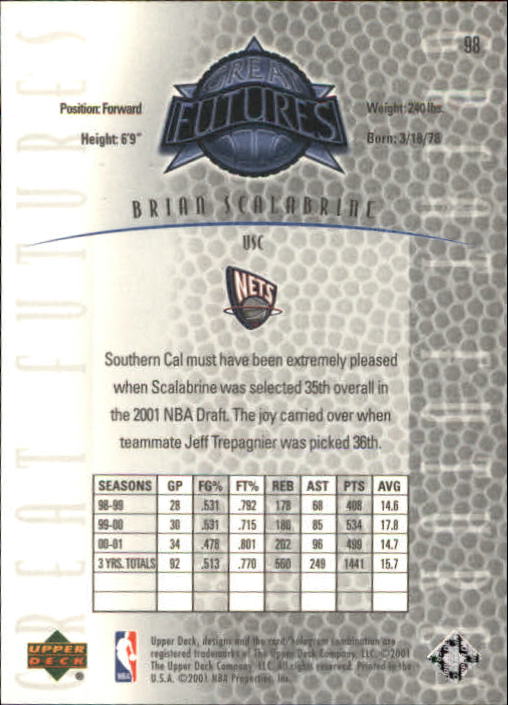 2001/2002 Legends (Upper Deck) Basketball - Picture 161 of 198