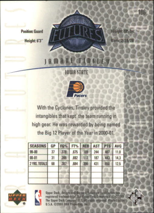 2001/2002 Legends (Upper Deck) Basketball - Picture 167 of 198
