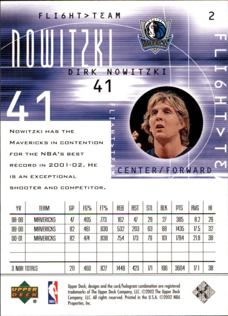 2001/2002 Flight Team (Upper Deck) Basketball - Picture 5 of 246