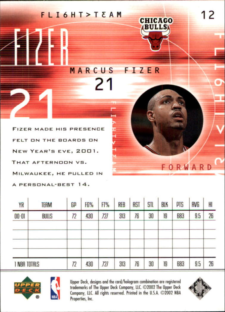 2001/2002 Flight Team (Upper Deck) Basketball - Picture 25 of 246
