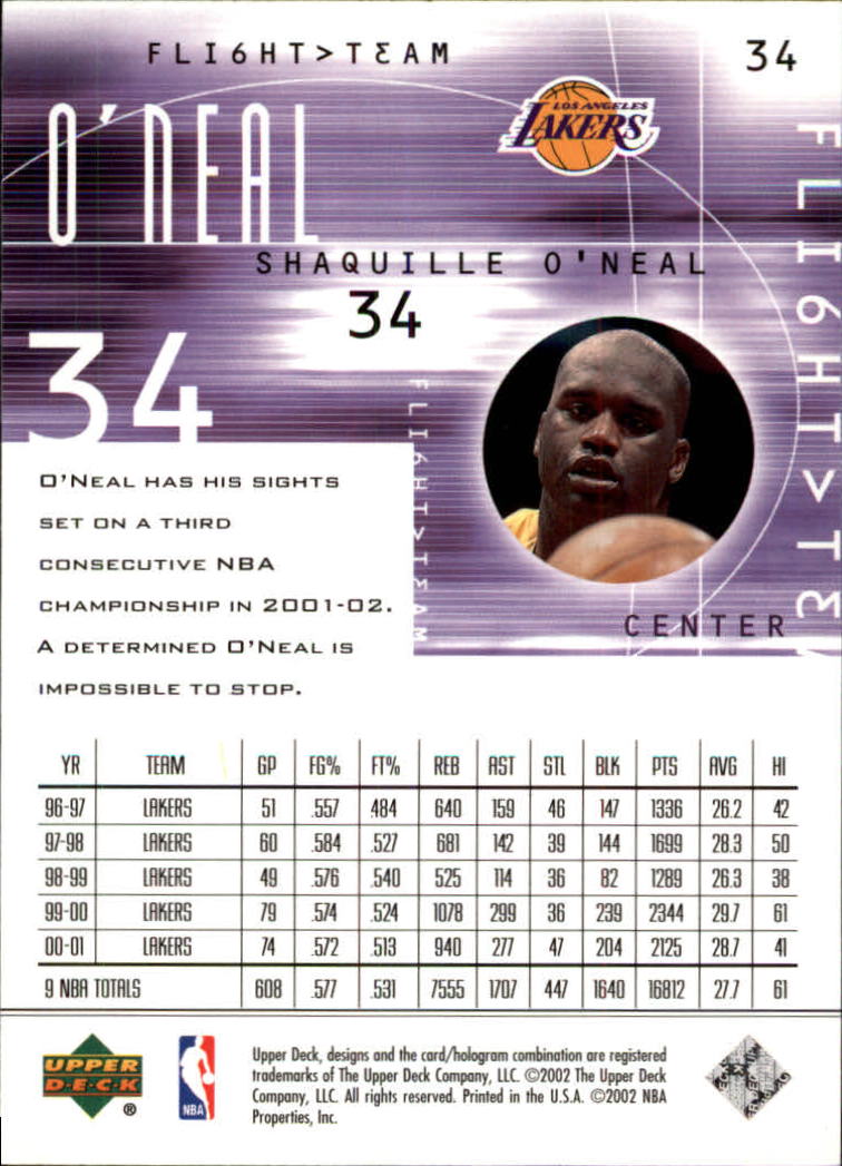 2001/2002 Flight Team (Upper Deck) Basketball - Picture 67 of 246