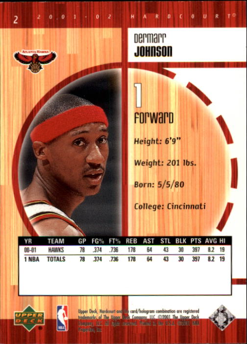 2001/2002 Hardcourt (Upper Deck) Basketball - Picture 161 of 161
