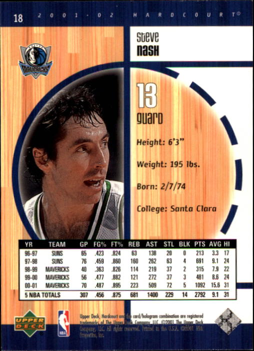 2001/2002 Hardcourt (Upper Deck) Basketball - Picture 131 of 161