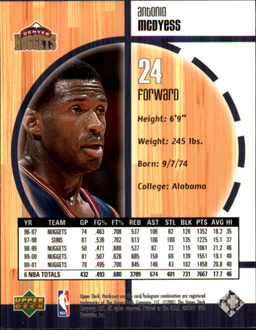 2001/2002 Hardcourt (Upper Deck) Basketball - Picture 129 of 161