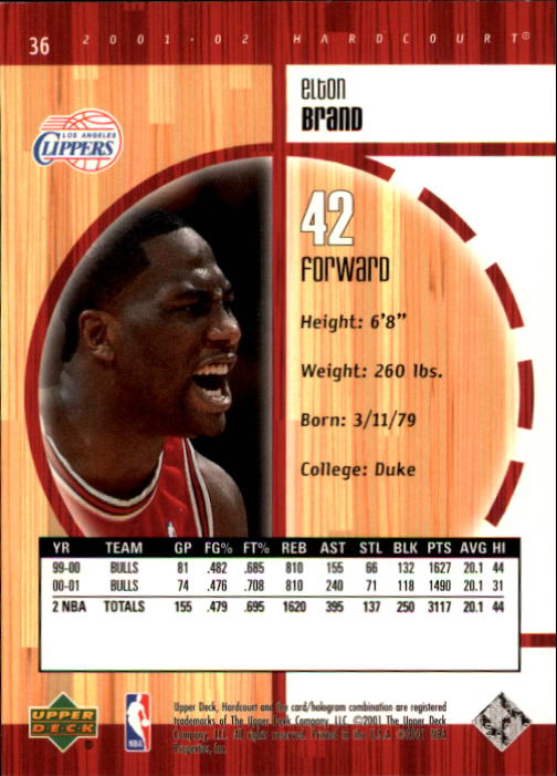 2001/2002 Hardcourt (Upper Deck) Basketball - Picture 103 of 161