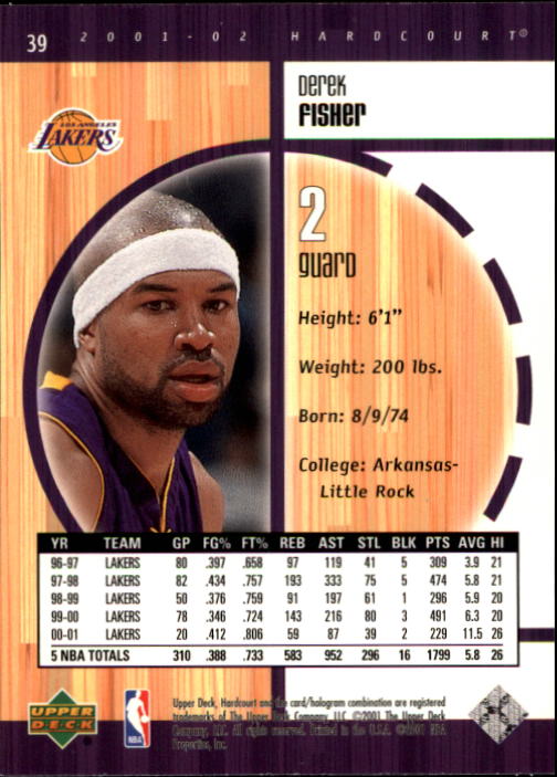 2001/2002 Hardcourt (Upper Deck) Basketball - Picture 97 of 161