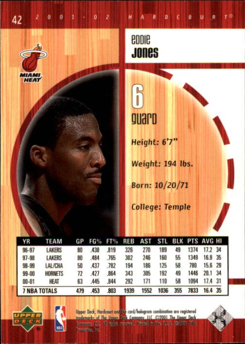 2001/2002 Hardcourt (Upper Deck) Basketball - Picture 93 of 161