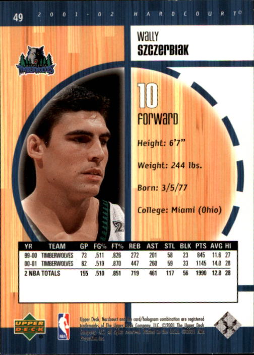 2001/2002 Hardcourt (Upper Deck) Basketball - Picture 79 of 161