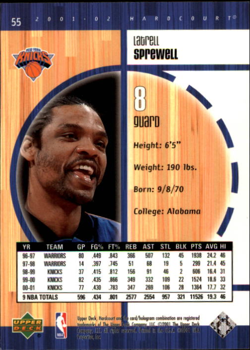 2001/2002 Hardcourt (Upper Deck) Basketball - Picture 67 of 161