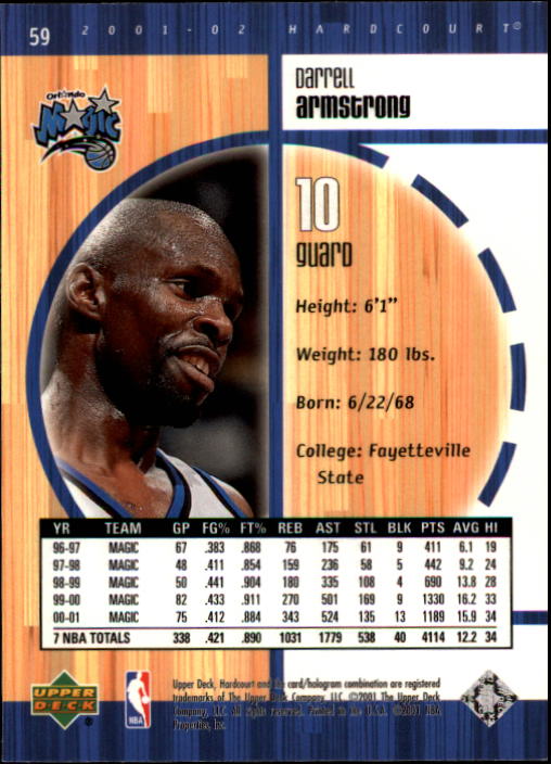 2001/2002 Hardcourt (Upper Deck) Basketball - Picture 59 of 161