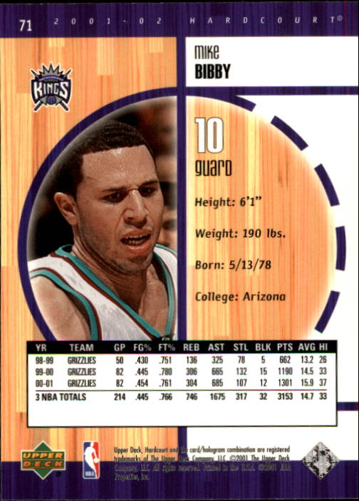 2001/2002 Hardcourt (Upper Deck) Basketball - Picture 41 of 161