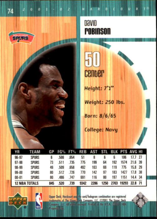 2001/2002 Hardcourt (Upper Deck) Basketball - Picture 35 of 161