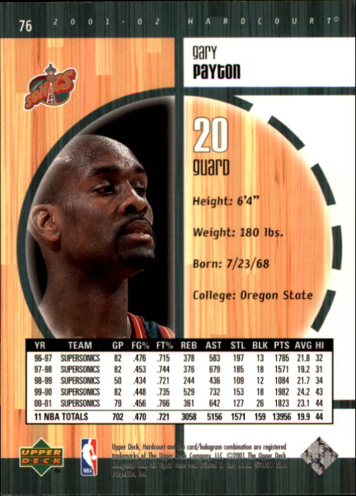 2001/2002 Hardcourt (Upper Deck) Basketball - Picture 31 of 161