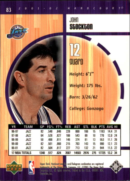 2001/2002 Hardcourt (Upper Deck) Basketball - Picture 19 of 161
