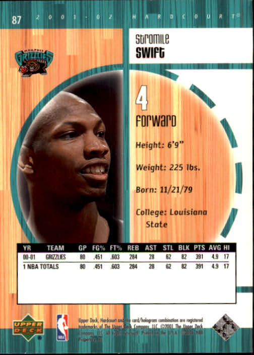 2001/2002 Hardcourt (Upper Deck) Basketball - Picture 15 of 161
