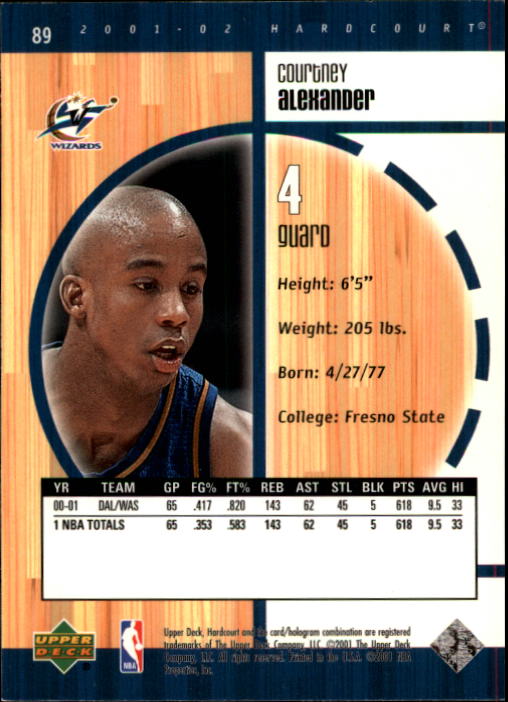 2001/2002 Hardcourt (Upper Deck) Basketball - Picture 11 of 161