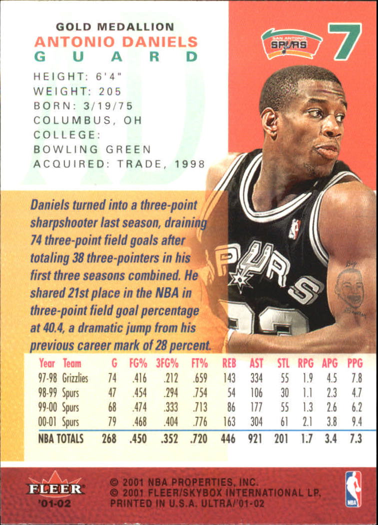 2001-02 Ultra Basketball Gold Medallion Parallel Singles - You Choose - Picture 7 of 151
