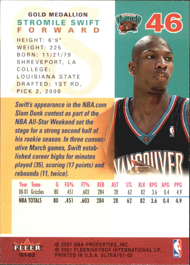 2001-02 Ultra Basketball Gold Medallion Parallel Singles - You Choose - Picture 38 of 151