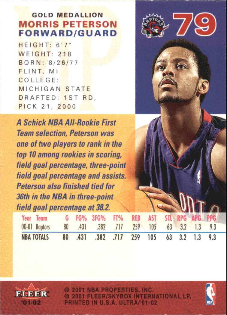 2001-02 Ultra Basketball Gold Medallion Parallel Singles - You Choose - Picture 77 of 151