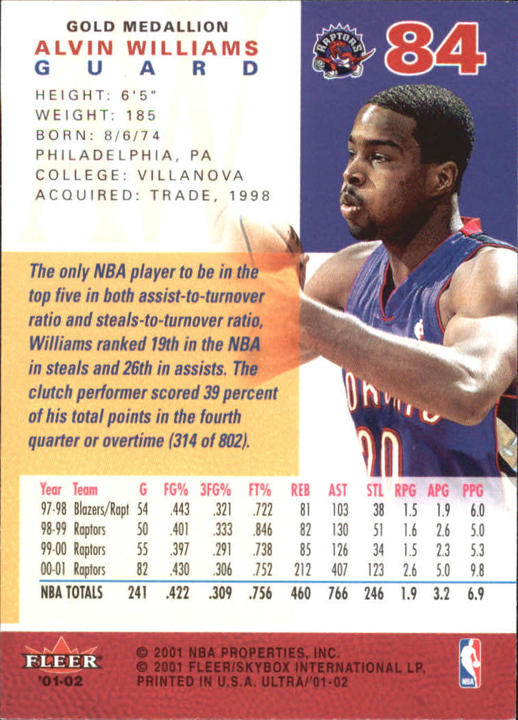 2001-02 Ultra Basketball Gold Medallion Parallel Singles - You Choose - Picture 85 of 151