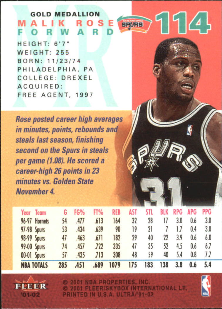 2001-02 Ultra Basketball Gold Medallion Parallel Singles - You Choose - Picture 107 of 151