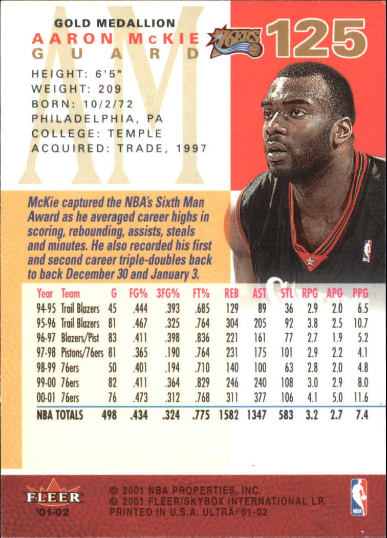 2001-02 Ultra Basketball Gold Medallion Parallel Singles - You Choose - Picture 125 of 151