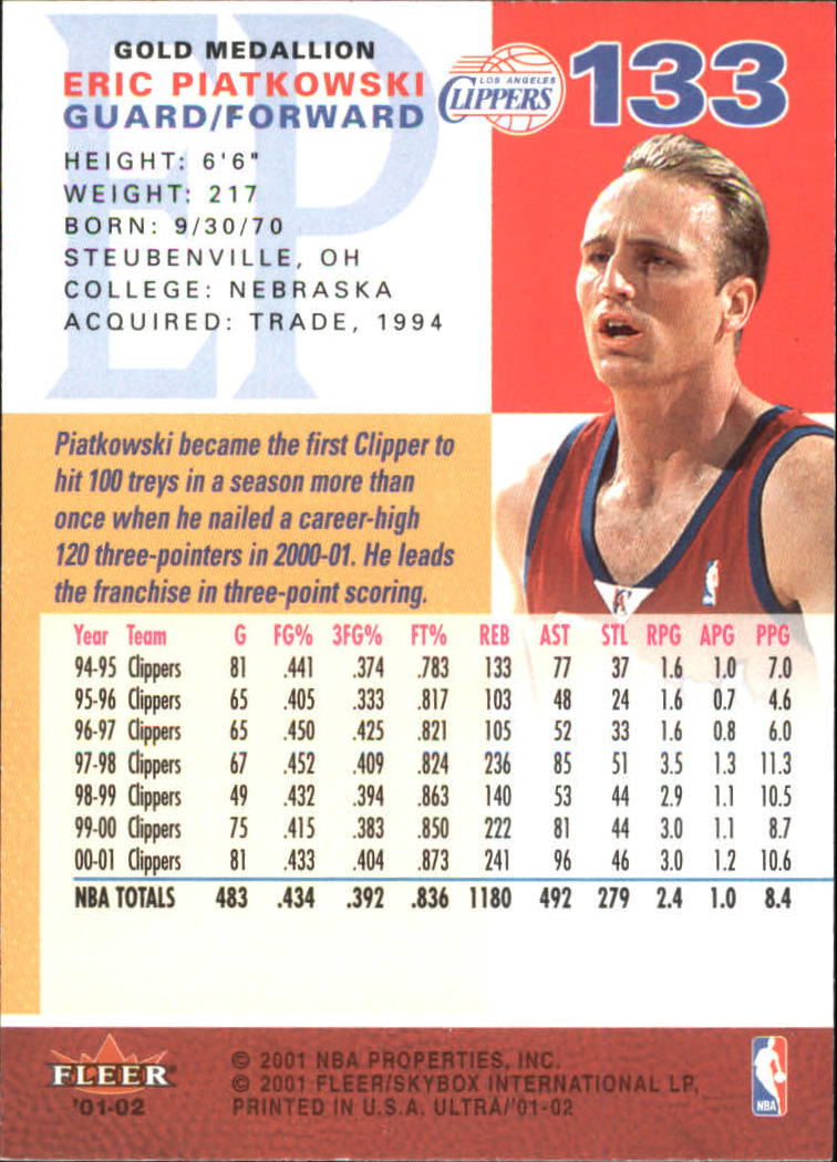 2001-02 Ultra Basketball Gold Medallion Parallel Singles - You Choose - Picture 131 of 151
