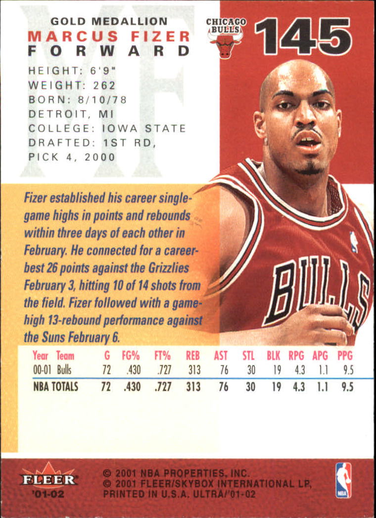 2001-02 Ultra Basketball Gold Medallion Parallel Singles - You Choose - Picture 149 of 151