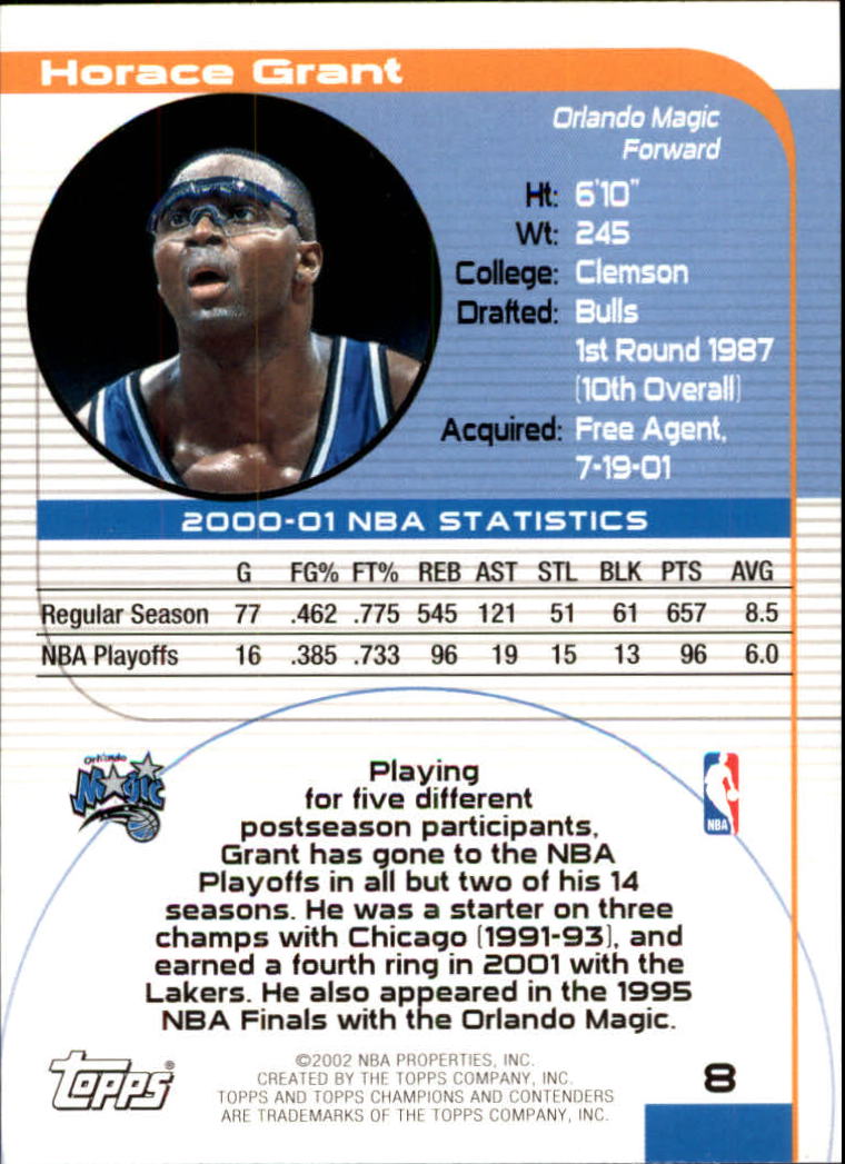2001/2002 TCC (Topps) Basketball - Picture 15 of 208