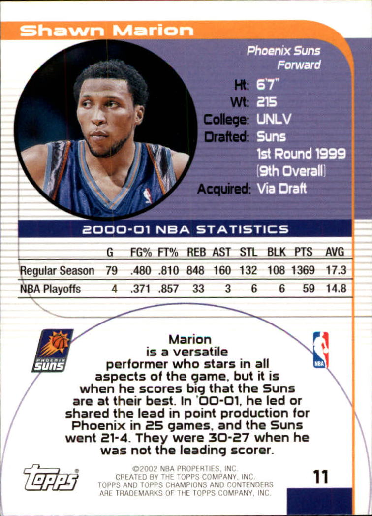 2001/2002 TCC (Topps) Basketball - Picture 19 of 208
