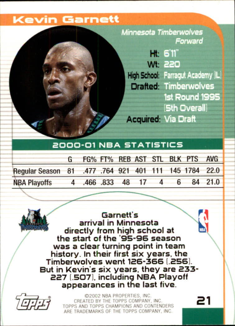2001/2002 TCC (Topps) Basketball - Picture 29 of 208