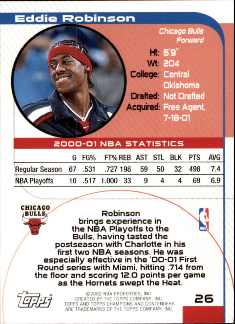 2001/2002 TCC (Topps) Basketball - Picture 31 of 208