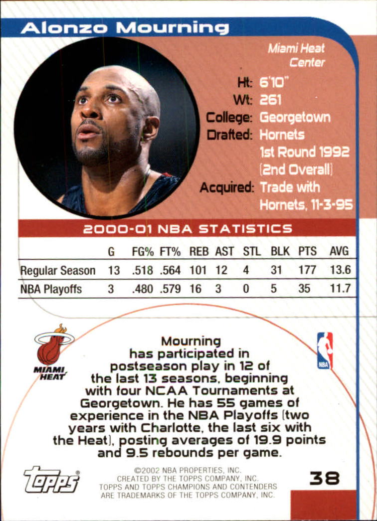 2001/2002 TCC (Topps) Basketball - Picture 49 of 208