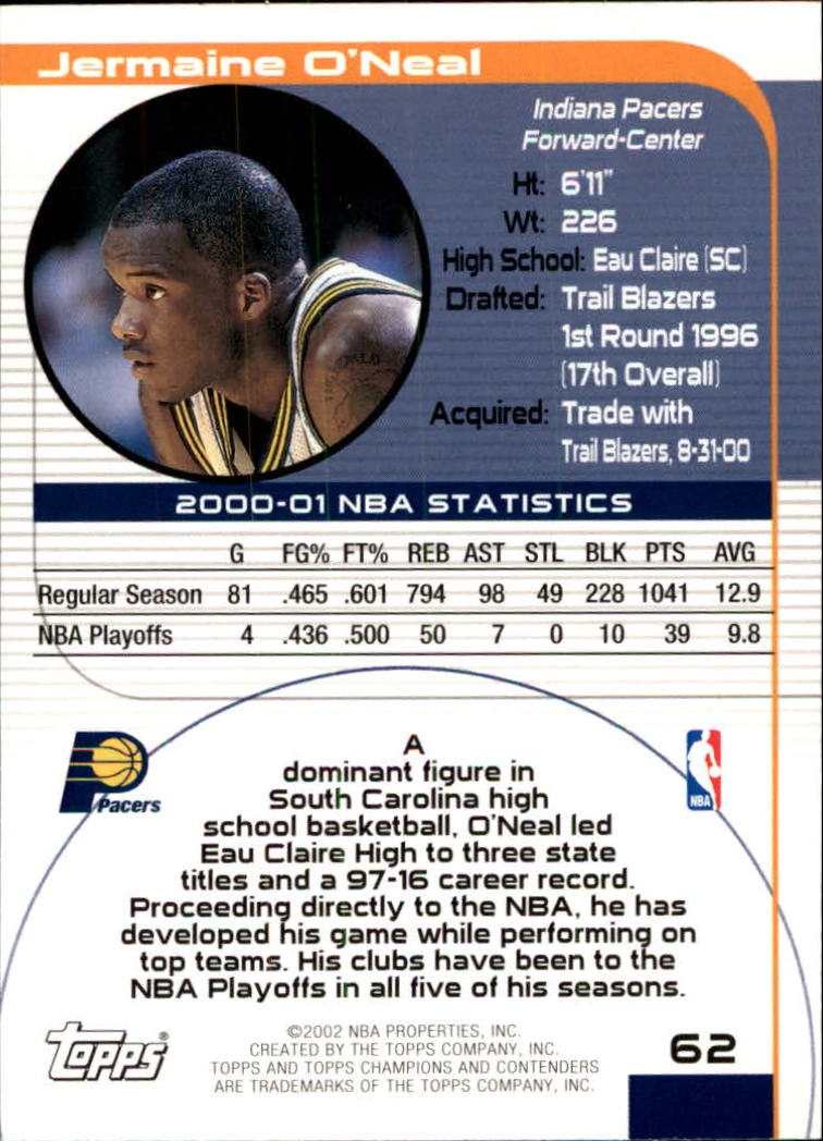2001/2002 TCC (Topps) Basketball - Picture 83 of 208