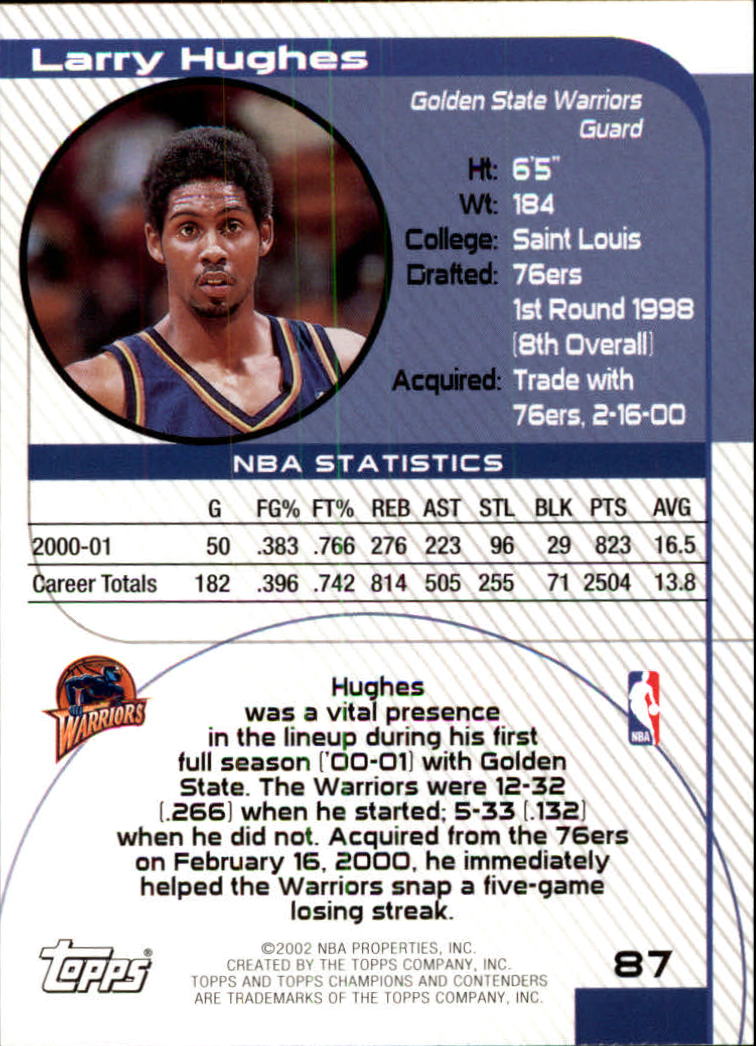 2001/2002 TCC (Topps) Basketball - Picture 115 of 208