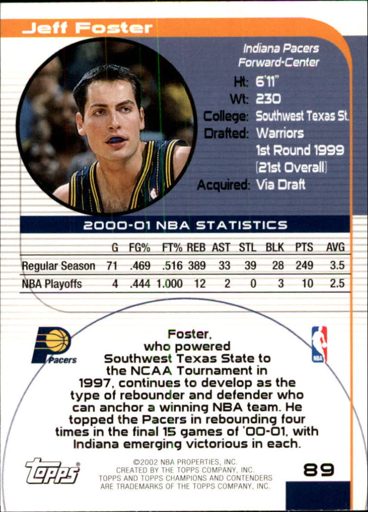 2001/2002 TCC (Topps) Basketball - Picture 119 of 208