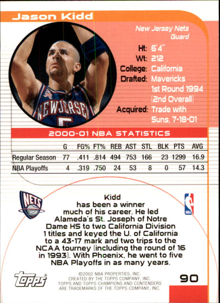 2001/2002 TCC (Topps) Basketball - Picture 121 of 208