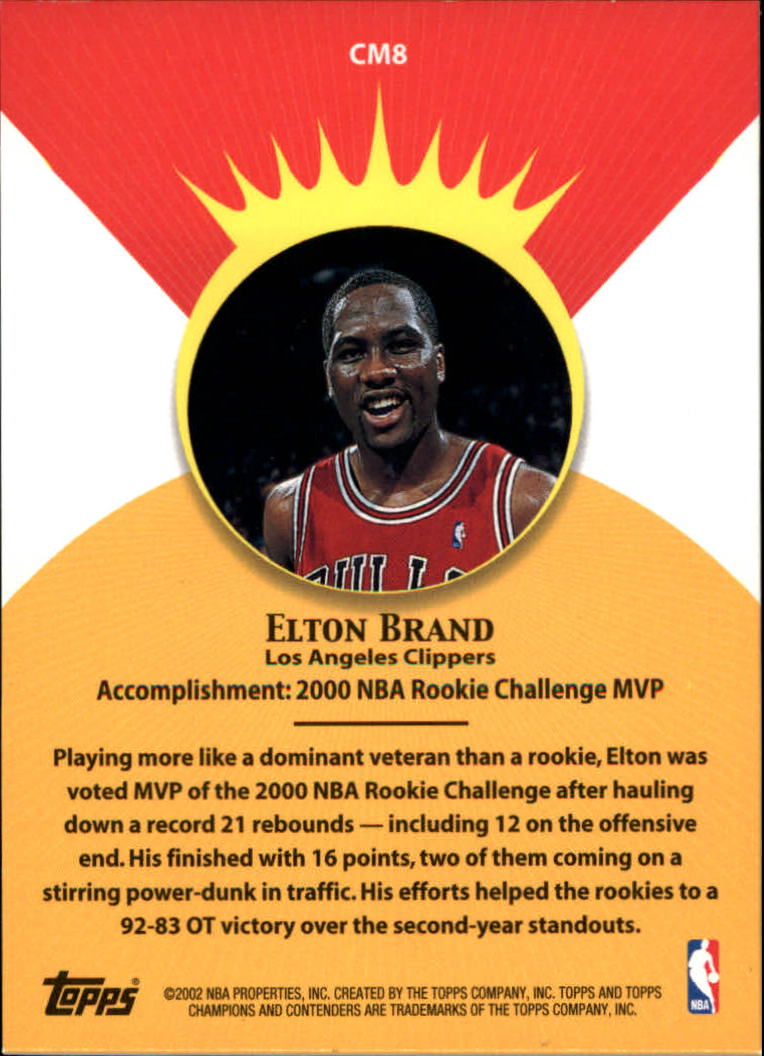 2001/2002 TCC (Topps) Basketball - Picture 190 of 208